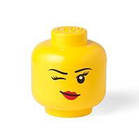 Контейнер для хранения маленькая голова девочки LEGO® - подмигивание купить в интернет магазине | M555.COM.UA