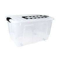 Ящик-контейнер 70 л пластиковый с крышкой пищевой Plast Team Home Box 70 l купить в интернет магазине | M555.COM.UA