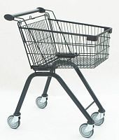 Тележка покупательская DAMIX Avant 80 цинк + RAL 7016 (Антрацитово-серый) купить в интернет магазине | M555.com.ua